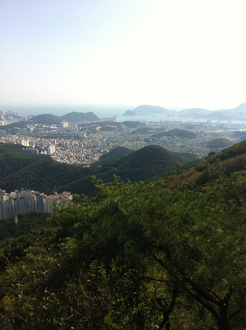 황령산 봉수대에서..